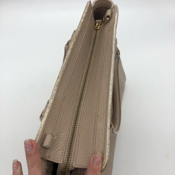 Kate Spade Allyn Chester Street Rose Cloud Pink Cream Leather Crossbody Bag - Picture 9 of 15